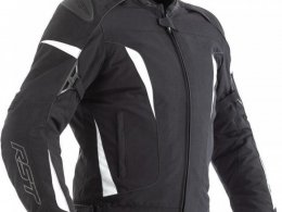 Blouson textile RST GT CE blanc/noir