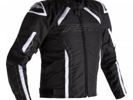 Blouson textile RST S-1 noir/blanc