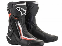 Bottes Alpinestars SMX Plus V2 noir/blanc/rouge fluo