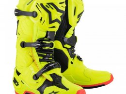 Bottes cross Alpinestars Tech 10 yellow fluo/black/red fluo