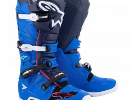 Bottes cross Alpinestars Tech 7 alpine blue night navy/bright red