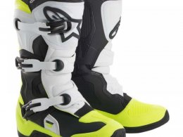 Bottes cross junior Alpinestars Tech 3S noir/blanc/jaune