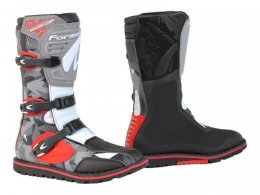 Bottes Trial Forma Boulder COMP camo/rouge/blanc/gris