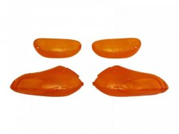 Cabochons clignotant Orange (x4) Stalker