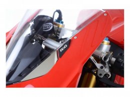 Caches orifices de rÃ©troviseur R&G Racing noirs Ducati Panigale V4 18