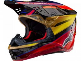 Casque cross Alpinestars Supertech S-M10 Era gold/yellow/rio red ECE 2