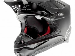 Casque cross Alpinestars Supertech S-M8 Solid noir mat