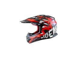 Casque Cross enfant Noend Cracked rouge