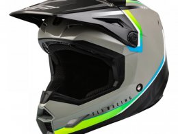 Casque cross Fly Racing Kinetic Vision gris/noir