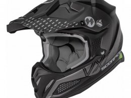 Casque cross Scorpion VX-22 Air Ares Mat noir/argent