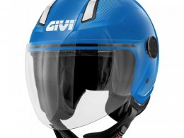 Casque demi-jet Givi 11.7 Solid bleu clair mat