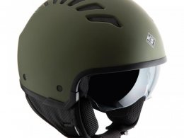 Casque demi-jet Tucano Urbano ELâFresh vert airborne mat