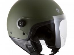 Casque demi-jet Tucano Urbano ELâJettin vert airborne mat