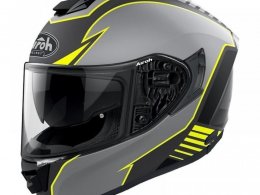 Casque intÃ©gral Airoh ST 501 jaune/gris/noir mat