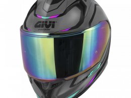 Casque intÃ©gral Givi 50.8 Mach1 titanium/noir/rose mat