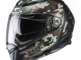 Casque intÃ©gral HJC F70 Katra MC4SF camouflage/vert/marron mat