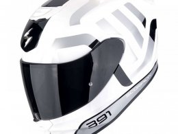 Casque intÃ©gral Scorpion Exo-391 Arok white/black/silver