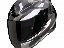 Casque intÃ©gral Scorpion Exo-491 Abilis noir mat/argent/blanc