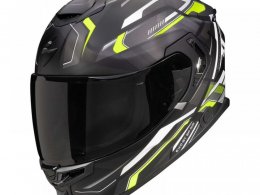 Casque intÃ©gral Scorpion Exo-GT SP Air Augusta noir mat/gris/jaune fl