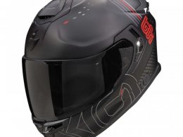 Casque intÃ©gral Scorpion Exo-GT SP Air Techlane noir mat/gris/rouge-