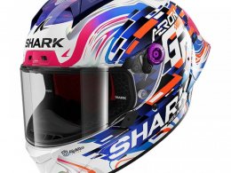 Casque intÃ©gral Shark Aeron-GP Replica Zarco GP de France carbon mat-