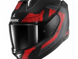 Casque intÃ©gral Shark Skwal i3 Rhad noir/chrome/rouge mat