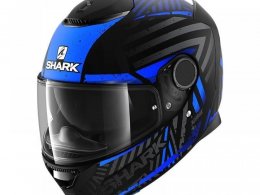 Casque intÃ©gral Shark Spartan 1.2 Kobrak noir/bleu