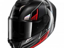 Casque intÃ©gral Shark Spartan RS Byrhon black/red iridescent