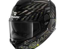 Casque intÃ©gral Shark Spartan GT E-Brakee noir/jaune/anthracite (bouc
