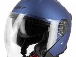 Casque jet Eight S770 Kyle bleu