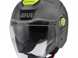 Casque jet Givi 12.5 Solid Basic gris