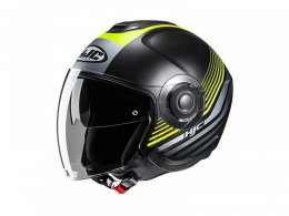 Casque jet HJC i40N Dova MC3HSF noir/gris/jaune