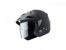 Casque jet Kenny Evasion Solid noir mat