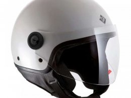 Casque jet Tucano Urbano ElâJettin 6.0 blanc glacier brillant