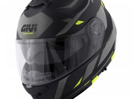 Casque modulable Givi X.21 Evo Number noir/titanium/jaune mat