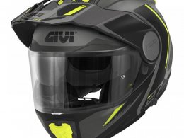 Casque modulable Givi X.27 Tourer Graphic titanium/jaune mat