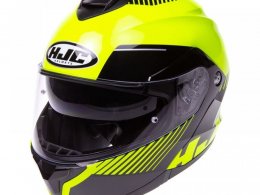 Casque modulable HJC C91 Prod MC3H jaune fluo/noir brillant