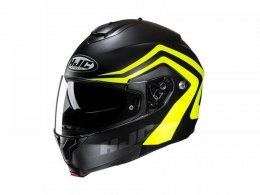 Casque modulable HJC C91N Nepos noir/jaune fluo