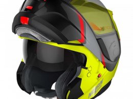 Casque modulable Nolan N100-6 Paloma N-Com 027 led yellow/red/silver/b