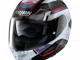 Casque modulable Nolan X-1005 Ultra Carbon Undercov N-Com 043 white/re