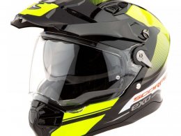 Casque trail Scorpion ADF-9000 Air Trail noir/jaune fluo