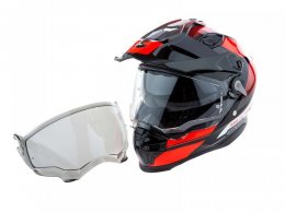 Casque trail Scorpion ADF-9000 Air Trail noir/rouge