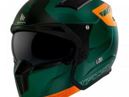 Casque transformable MT Helmets Streetfighter SV Totem C6 vert/orange