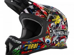 Casque vÃ©lo intÃ©gral enfant O'Neal Sonus Crank multicolore brillant-