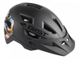 Casque vÃ©lo VTT Gist Kop In-Mold noir/covering