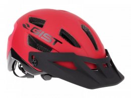 Casque vÃ©lo VTT Gist Kop In-Mold noir/rouge