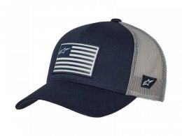 Casquette Alpinestars Flag Snapback navy/gris