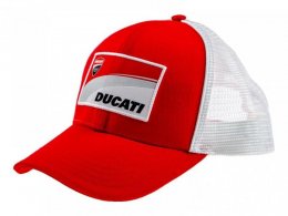 Casquette Baseball Trucker Ducati Racing blanc/rouge
