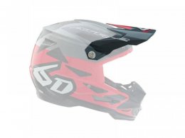 Casquette casque cross 6D ATR-2 Merge rouge/gris/noir brillant