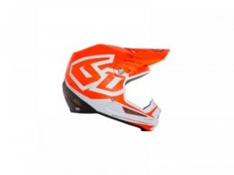 Casquette casque cross enfant 6D ATR-1 Y Macro graphite orange fluo ma